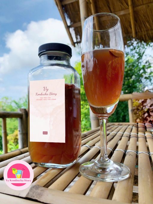 trà Kombucha táo đỏ