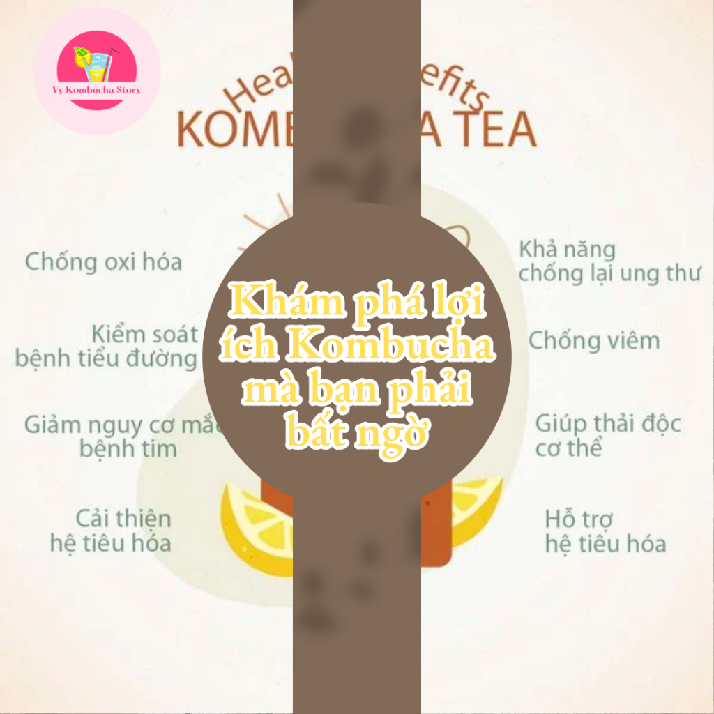 lợi ích trà kombucha