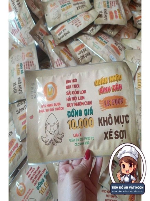 Khô mực xé sợi